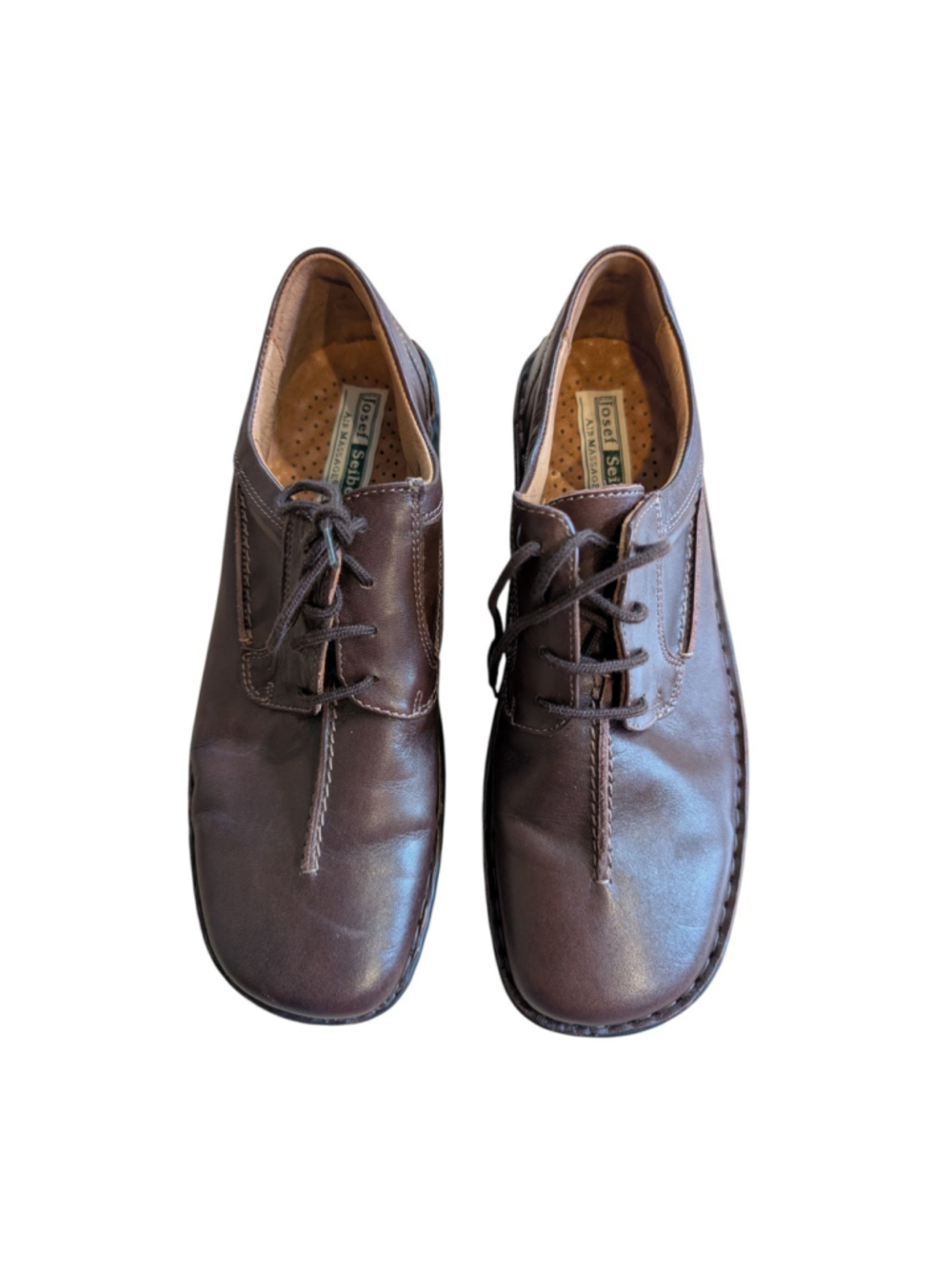 Joseph Siebel Brown Air Massage Lace Up New W/O Box EU 40 US 7.5
